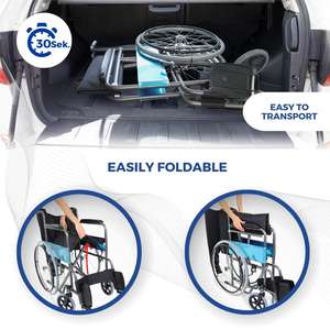 Reposabrazos de acero de marca Mobiclinic de garantía de calidad, sillas de ruedas para exportación, venta - Product Image 3