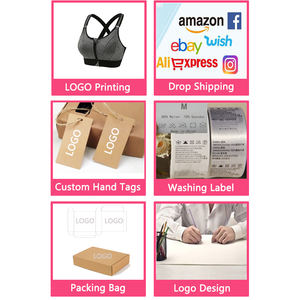 S <span class=keywords><strong>M</strong></span> L XL XXL 3XL 4XL 5XL Grosir Logo Kustom Bra Olahraga Yoga Tanpa Kawat Model Vest Resleting Depan Belakang Ukuran Besar Wanita - Product Image 6