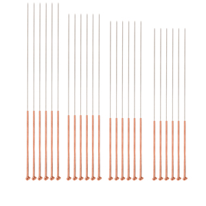 <span class=keywords><strong>Agujas</strong></span> <span class=keywords><strong>de</strong></span> <span class=keywords><strong>Acupuntura</strong></span> <span class=keywords><strong>de</strong></span> Acero Inoxidable con Mango Plateado Alargado e Indoloro - Product Image 4