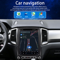 Radio Android de style Tesla 12,1 pouces pour Ford F550 2016-2021 Super Duty, écran IPS, navigation GPS, CarPlay sans fil, Wi-Fi intégré