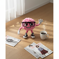 Peluche interactive IA avec rembourrage en coton PP et doublure en maille - Voix personnalisée pour l'étude, le travail, les loisirs et le confort