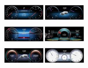 Sistem Linux layar Virtual peningkatan 12.3 inci untuk Cluster Digital Mercedes Benz C GLC Class W205 2015-2019 - Product Image 5