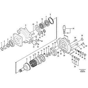 Motore da viaggio per escavatore motore finale VOE14622007 VOE14613278 VOE14522564 cambio da viaggio per <span class=keywords><strong>Volvo</strong></span> 700B 700C - Product Image 2