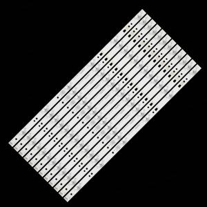 Oferta Especial HX-NO.203 LED50D6-01(A) 30350006202 Retroiluminación de TV Original de Aluminio para Reparación de Televisores - Product Image 2