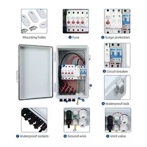 Boîtier de Combinaison Solaire Photovoltaïque DC DEMUDA OEM 4 Entrées 1 Sortie 12V 24V 48V Étanche IP65 pour Systèmes de Stockage d'Énergie I&C - Product Image 3