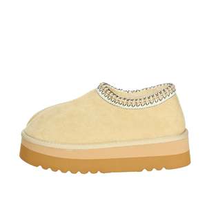 Zapatos planos sin cordones Donna color camel beige, altura del tacón 36 37 38 39 40 - Product Image 1