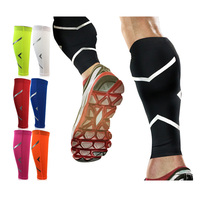 1 paire de chaussettes respirantes, pour le fitness, basket-ball, football, protection des mollets, antichoc, avec tampon en nid d'abeille