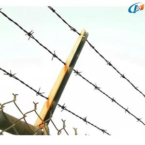 Bán buôn mạ kẽm nhúng nóng 16 máy đo hàng rào an ninh cao dây thép gai lưới chống trộm dây sắt 25kg CuộN - Product Image 5