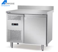 Table de préparation de sandwichs commerciale, réfrigérateur en acier inoxydable, refroidissement par air, refroidisseur de préparation de salades pour café, restaurant, cuisine