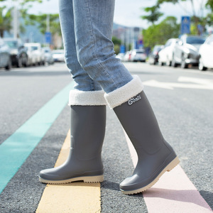 Nouvelles bottes <span class=keywords><strong>de</strong></span> <span class=keywords><strong>pluie</strong></span> hautes pour femmes, ensemble <span class=keywords><strong>de</strong></span> vêtements d'extérieur, bottes <span class=keywords><strong>de</strong></span> <span class=keywords><strong>pluie</strong></span> pour le Japon et la Corée du Sud - Product Image 6