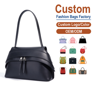 Elegant Layered <b>Leather</b> Shoulder Bag, ODM Custom Factory, Women's Multi-Way Carry Purse - Product Image 1