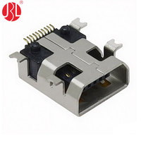 Connecteur USB Type C Femelle 10 Broches SMT Jack à Angle Droit Prise USB-C Montage sur PCB USB-C-RS10