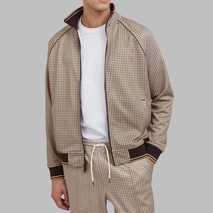 Vestes chics pour hommes avec devant boutonné, motif rayé, idéal pour les looks avant-gardistes à la mode, vestes pour hommes - Product Image 4