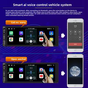 Pour <span class=keywords><strong>Podofo</strong></span> 6.86 pouces <span class=keywords><strong>2</strong></span> + 32GB 1 <span class=keywords><strong>Din</strong></span> Android <span class=keywords><strong>autoradio</strong></span> tableau de bord tableau de bord sans fil Carplay Android Auto GPS DVR BT FM RDS 4GB RAM - Product Image 5