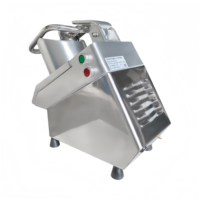 RVS professionele groente- en fruit snijmachine voor aardappel, wortel, komkommer, wortelschijfjes en -stengels.
