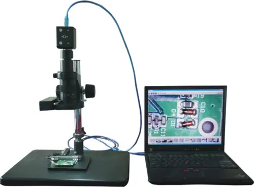 2000X 5MP PCB検査電子機器はんだ付け電話修理測定ソフトウェア付きデジタルビデオ顕微鏡