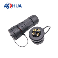 AOHUA-Adaptateur secteur M29 25A, prise étanche de haute qualité, prise femelle, connecteur LED 4 broches