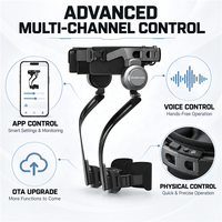Assistant de marche exosquelette IA C2 en fibre de carbone 2kg, 42Nm de couple, 25km/h, 4 modes, commande vocale, IP54 pour la randonnée et l'escalade