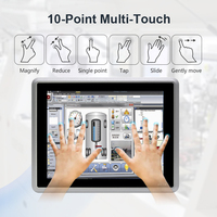 PC industriel à écran tactile LCD intégré de 10,4 pouces, Intel J6412 N305 N97 7300U 10210U 1235U, Win10 Linux, WIFI