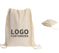 Sac à dos en toile OEM ODM Fournisseur d'usine Échantillon Minimaliste avec cordon de serrage Sacs d'extérieur Exportation directe mondiale Vente en gros