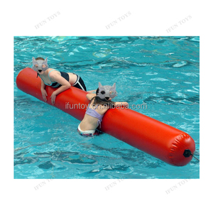 Jouets de piscine gonflables Aqua Joust, plateforme de combat gonflable rectangulaire et bâtons, jeux de combat aquatique - Product Image 3