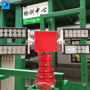 Xe cứu hỏa được xây dựng trong cáp dọc chiếu sáng khí nén Telescopic mast nâng tháp Pan nghiêng nền tảng ngoài trời di động - Product Image 4