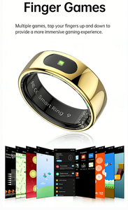 Anneau intelligent en acier inoxydable R08 avec suivi du sommeil et suivi de la santé, étanche 5 ATM, autonomie de la batterie de 5 à 10 jours - Product Image 6