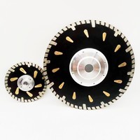 BZT – lame de scie frittée en diamant pour meuleuse d'angle, disque de coupe circulaire pressé à chaud avec bride pour grès, marbre, porcelaine