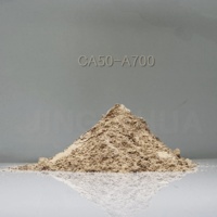 Ciment réfractaire auto-nivelant à haute teneur en alumine JINGHUA CA50 A700, poudre de bauxite pour revêtement de four, Al2O3 50,5-51,5%