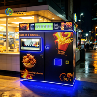 Máquina Expendedora de Papas Fritas Totalmente Automática con Pantalla Táctil Inteligente para Venta Comercial