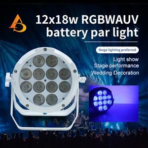 Projecteur LED PAR extérieur personnalisé 12x18W, étanche, sans fil, DMX, pour scène - Product Image 2