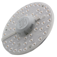 Module annulaire à LED avec support magnétique 24W 18cm 2680 Lumens 230V Kit de conversion de lampe annulaire pour plafonniers Prêt pour la connexion
