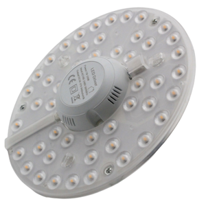 带磁性支架的发光二极管环形模块24w 18厘米2680流明230伏环形灯转换套件，用于天花板灯，准备连接 - Product Image 1