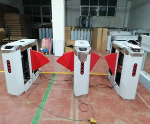 Tourniquet de contrôle de reconnaissance faciale de gestion des canaux en nom réel tourniquet de barrière à <span class=keywords><strong>double</strong></span> rabat étanche anti-pincement extérieur - Product Image 3