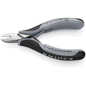 Cortador Diagonal Electrónico KNIPEX 77 12 115 ESD con Mangos Multicomponentes de 115 mm - Product Image 2