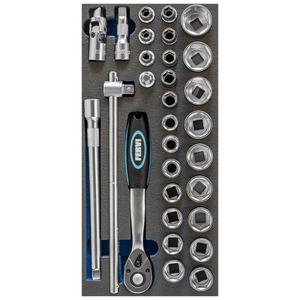 เครื่องมือ, ชุดเครื่องมือ, ชุดซ็อกเก็ตหกเหลี่ยม fervi ในรูปแบบอ่อน - Product Image 1