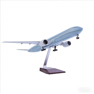 Modelo <span class=keywords><strong>de</strong></span> Avión <span class=keywords><strong>de</strong></span> Aleación <span class=keywords><strong>de</strong></span> Resina Personalizado Yuglow con Luz y Ruedas, Simulación <span class=keywords><strong>de</strong></span> Exhibición Estática, Adorno - Product Image 5