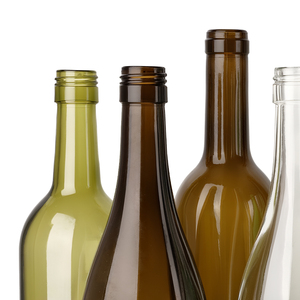 Verre à vin multi-styles 750 ml <span class=keywords><strong>Bordeaux</strong></span> et Bourgogne en ambre vert foncé pour le stockage de vin rouge en cave - Product Image 3