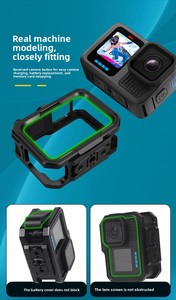 Adattatore Cold Shoe per Espansione Supporto Fotocamera Action, Gabbia in Alluminio per GoPro Hero 13 12 11 10 9 Black - Product Image 6