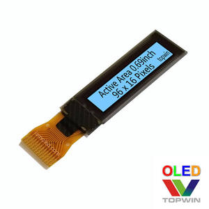 0.69 inch màu trắng loại 14 pin <span class=keywords><strong>mini</strong></span> OLED hiển thị VG-9616TSWEG06 nhỏ OLED hiển thị hiển thị - Product Image 3