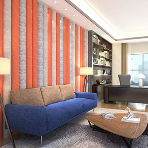 Tự làm âm thanh tấm 100% Polyester cách âm tường Hội Đồng Quản trị 3D âm thanh tường bảng khuếch tán cho ghi âm thiết bị phòng thu - Product Image 4