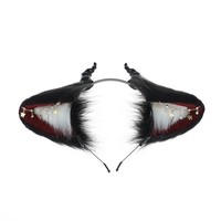 Serre-tête fantaisie Halloween, oreilles de créature diabolique, serre-tête en peluche, serre-tête spirituel du diable ciel étoilé