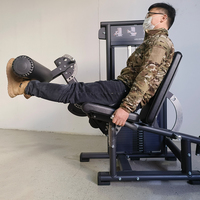 Machine d'extension assise chargée de plaque leg curl cybex extension commerciale de jambes et extension curl leg curl du prédicateur
