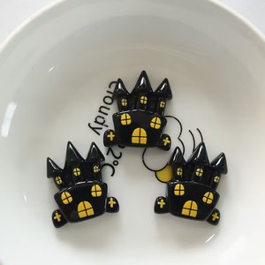 Breloques en résine fantômes et chauves-souris de dessin animé, fournitures DIY d'Halloween pour pinces à cheveux en <span class=keywords><strong>colle</strong></span> crème - Product Image 2