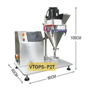 1-500G High Accuracy Automatic Dry Powder Toner Sterile Powder Table Top Weighing and Filling Packing Machine