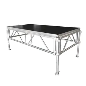 Fabrik preis Outdoor klappbare rutsch feste Bühne Aluminium Plattform 18mm Sperrholz Bühnen tisch