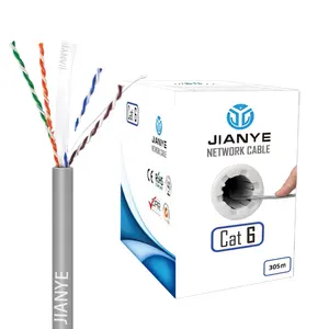 Câble LAN 305 m/boîte UTP/FTP CAT6 câble LAN de données 4 paires câble réseau Cat 6 de Communication