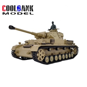COOLBANK 1/16 Char d'assaut allemand <span class=keywords><strong>Panzer</strong></span> IV F2, char moyen télécommandé 2.4GHz IR+BB, modèle militaire DIY, cadeaux pour les amateurs de modélisme M - Product Image 3