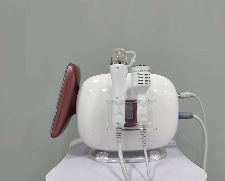 Beauty Salon Equipment Golden Mini RF Micro Needle Facial Machine Skin Repair Wrinkle Removal