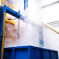 Machine à mousser à rebond à la vapeur de bonne qualité et pratique, machine à fabriquer des blocs de mousse rebondie, équipement de production d'éponges rebondies